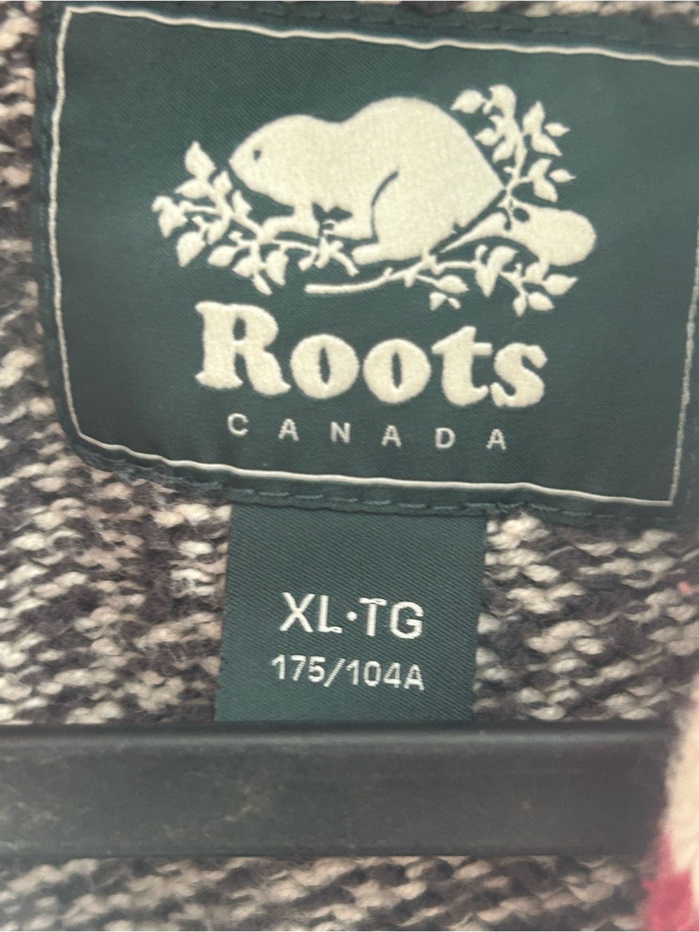 Roots Canada Women's Sweater Size XL Long Cardigan Collar Button-Up Grey - Picture 2 of 9